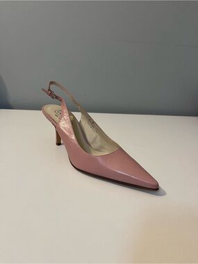 Coach Pink Pointed Slingback Pumps